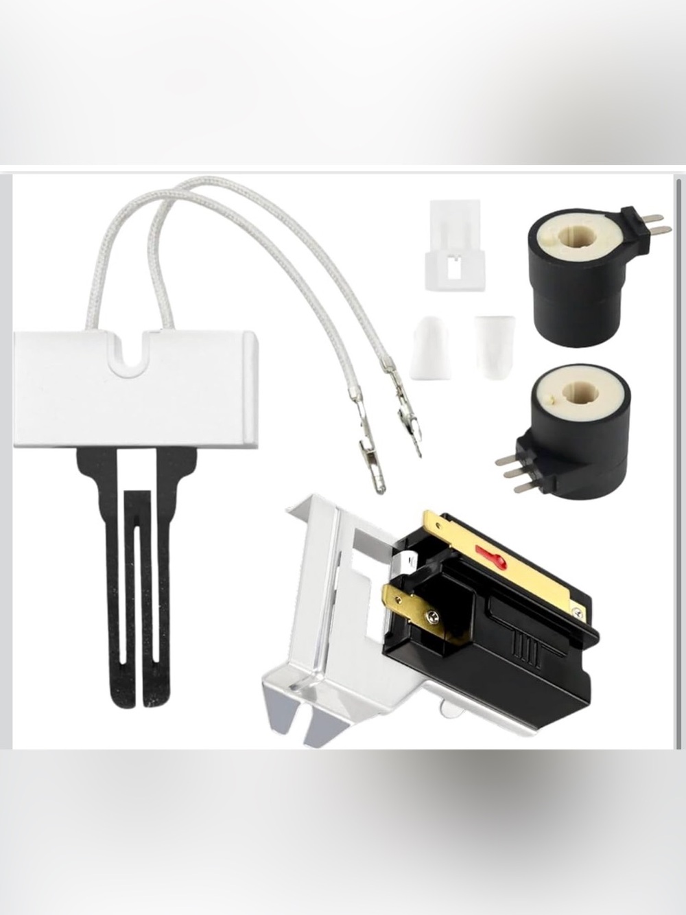 Gas Dryer Repair Kit Igniter, Coils & Flame Sensor Replacement Parts Brand New